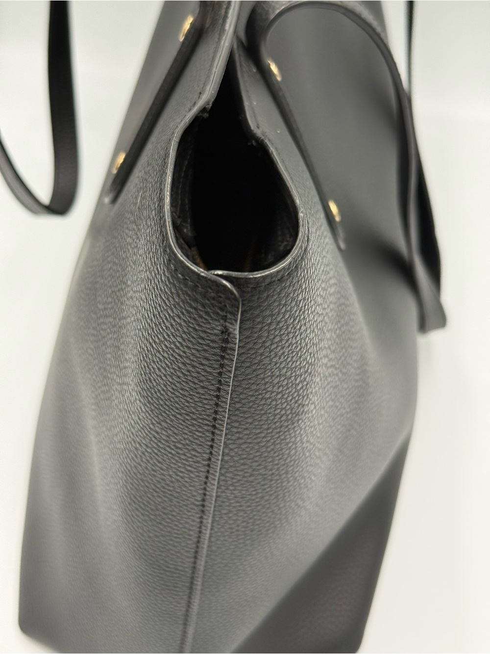 Coach Black Pebbled Leather Everyday Tote with Gold Hardware - Picture 12 of 14